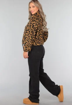 Fleece Panterprint Jasje