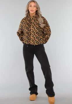 Fleece Panterprint Jasje
