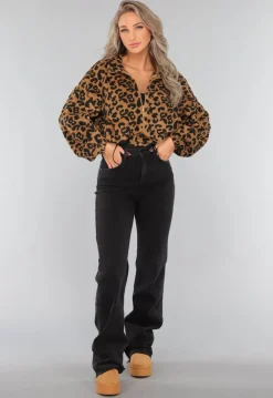 Fleece Panterprint Jasje