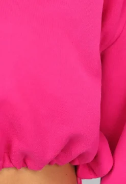 Fuchsia Cropped Vest