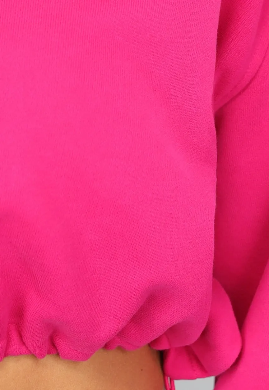 Fuchsia Cropped Vest