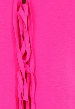 Fuchsia 2-Piece Set met Striksluiting en Stretch