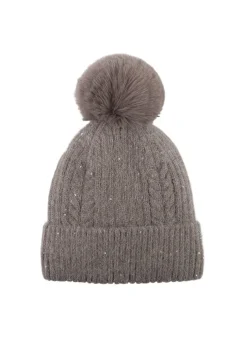 Gebreide Muts met Pompon
