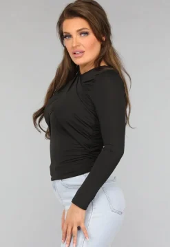 Gekruiste Asymmetrische Top in Zwart