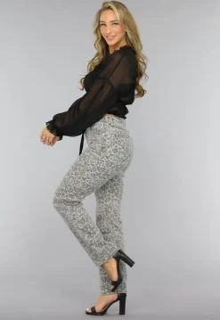 Geplooide See Through Zwarte Ruches Blouse met Knoopjes
