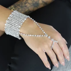 Glamorous Strass Handsieraad