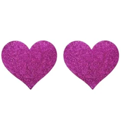 Glitterende Hartjes Tepelbedekkers
