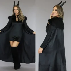 Gothic Kostuum met Lange Cape