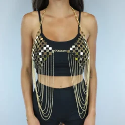 Gouden Diamond Sexy Bodychain