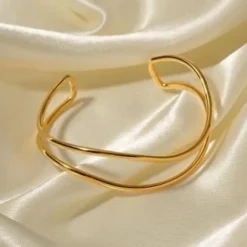 Gouden Golvende Armband