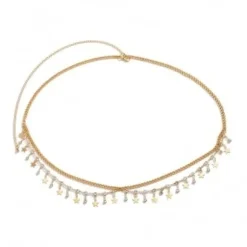 Gouden Heup Bodychain met Sterretjes