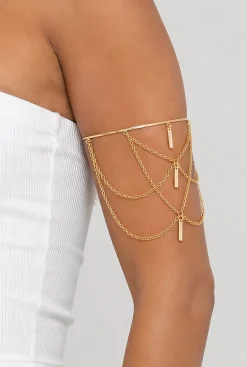 Gouden Layered Arm Ketting