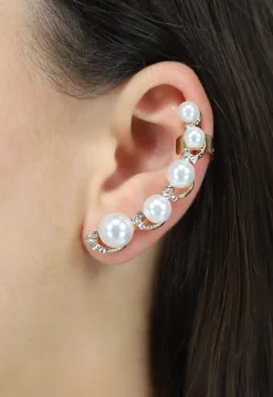 Gouden Parel Earcuff