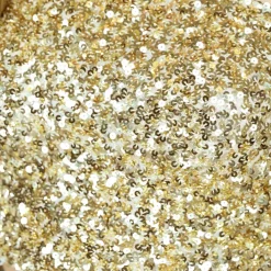 Gouden Strapless Crop Top met Pailletten