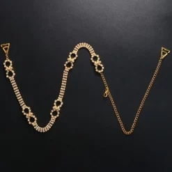 Gouden Strass Bh Band met Infinity Teken