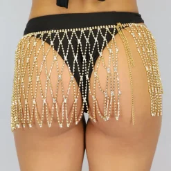 Gouden Strass Rok