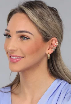 Goudkleurige 4-Delige Ear Cuff Set