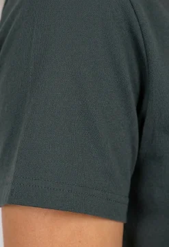 Grijs Basic T-Shirt met Lichte Stretch