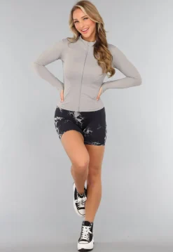 Grijs Sportvest met Duimgaten