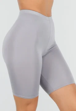 Grijze High Waist Short Legging
