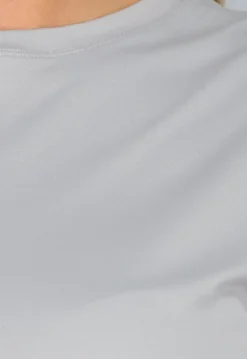Grijze Korte Sporttop