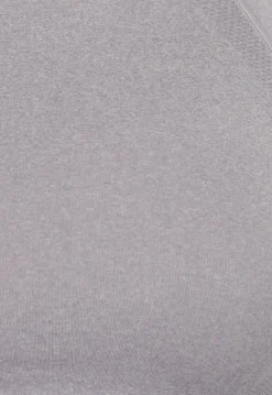 Grijze Longsleeve Cropped Sporttop