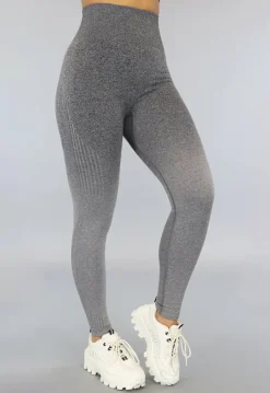 Grijze Ombre Stretch Sportlegging