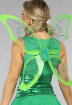 Groene Fairy Vleugels Set met Taille Korset