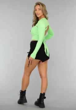 Groene Longsleeve Stretch Bolero