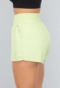Groene Loose Fit Sportshort
