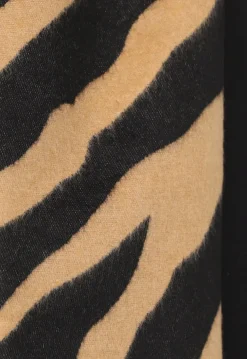 Grote Camel Zebra Print Sjaal