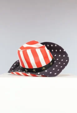 Hoed met Amerikaanse Vlag Opdruk