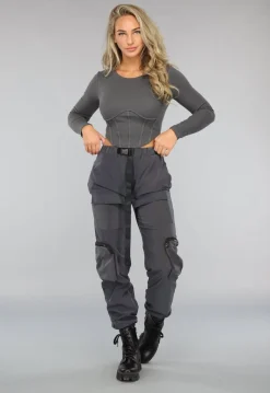 Holografisch Reflecterende Cargo Parachute Broek