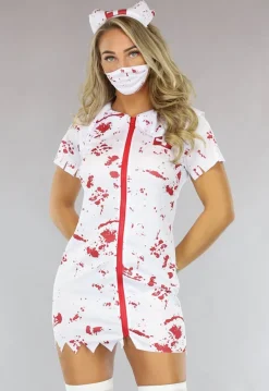 Horror Verpleegster Kostuum