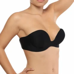 Invisible Backless Gala Bra Zwart