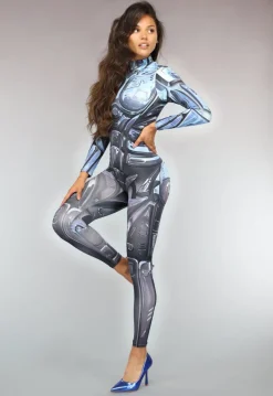Jumpsuit met Robot Print