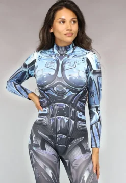 Jumpsuit met Robot Print