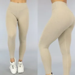 Kaki Rib Sportlegging