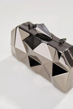 Kleine Metallic Clutch