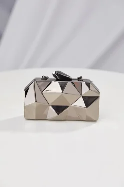 Kleine Metallic Clutch
