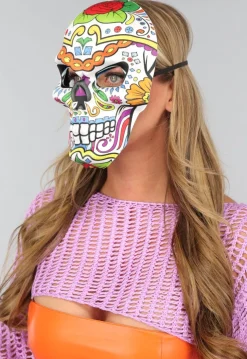 Kleurrijk Skeletten Masker
