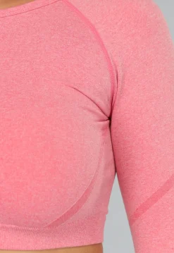 Koraal Kleurige Sporttop met Duimgaten