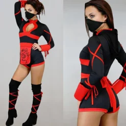 Kort Ninja Kostuum