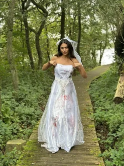 Lang Bridezilla Kostuum