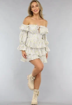 Layered Longsleeve Zomerjurkje met Bloemenprint