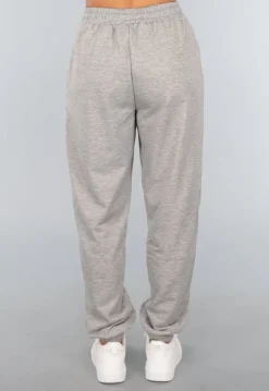 Lichtgrijze Basic Jogger