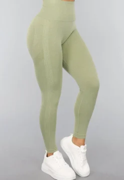 Lichtgroene Fitnesslegging met Liftend Effect