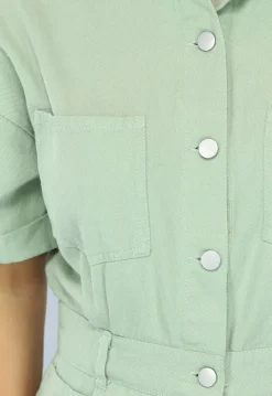 Lichtgroen Jeans Broekpakje