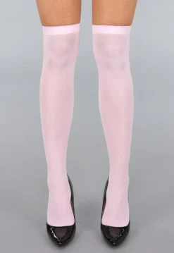 Lichtroze Antislip Kousen met Voetjes