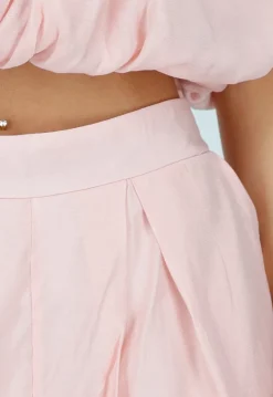 Lichtroze Matching Set met Mouwloze Top en Broekje